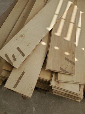 Mended and patched from the factory..