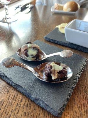 Amuse bouche was yum!