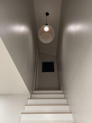 Chandelier installation