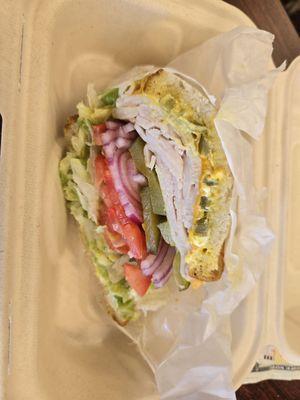 Turkey Melt was fresh and delicious!