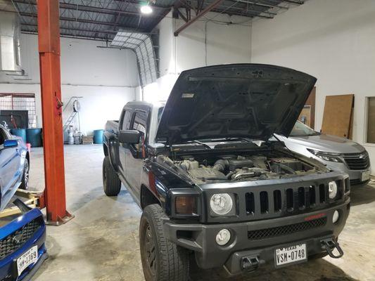 Hammer H3 radiator replacement