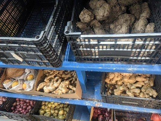 unique tubers and root veggies