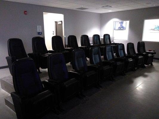 Driver's lounge... Pretty cool