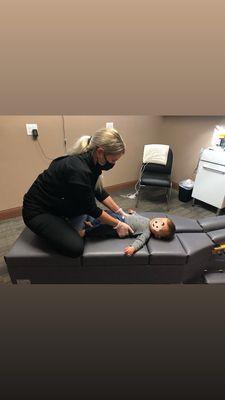 Infant chiropractic care!