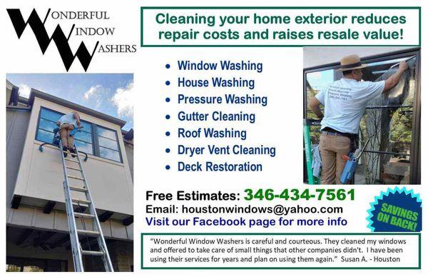 Wonderful Window Washers