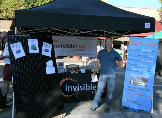 Meeting folks at Farmer's Market in San Carlos, CA - 2015.