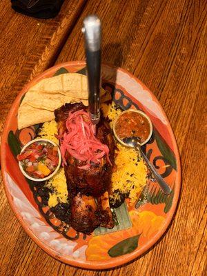 Entree- Cochinita Pibil ($33.28)
Pork Shank