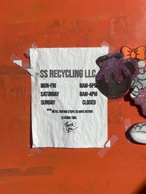 ss recycling llc