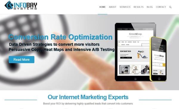 Infobay Web Marketing delivers a full range of internet marketing services to meet your site's ever-changing needs.