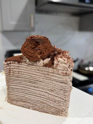 chocolate Mille crepes