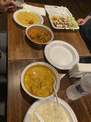 Butter Chicken, Karahi Chicken, Chicken Kabab