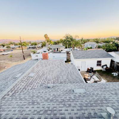 Composition shingles insert for solar panels