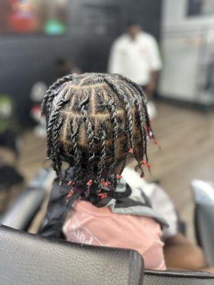 Kid Style - Double 2-Strand Twist