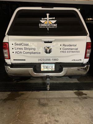 Cornerstone Sealcoat and Markings