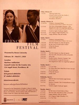 Providence French Film Festival