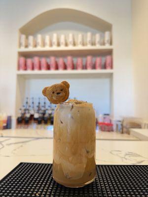 iced gingerbread latte