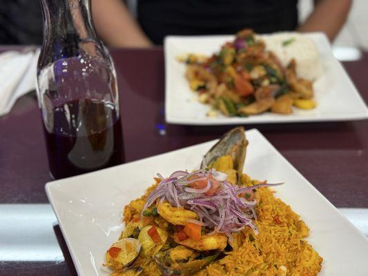 Saltado de Vegetales con Tofu y Hongos El Borracho