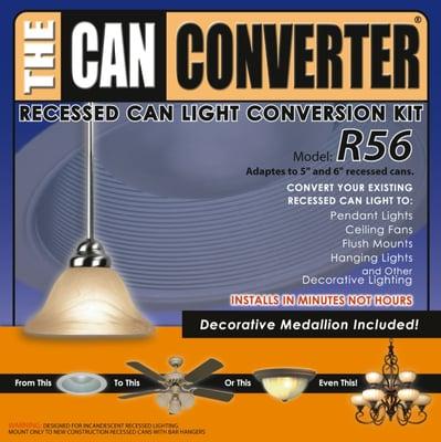 The Can Converter model R56 Can Conversion Kit for 5 & 6 nch can conversions