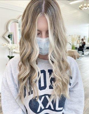 Beautiful bright face frame