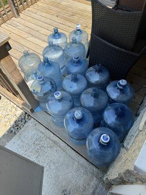 These sat on my porch for 80 days..... thanks primo you suck...... if I could give negative stars I would