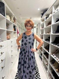 Shirley after closet makeover