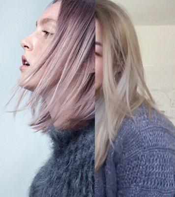 Left: what I asked for during 2 consultations. Right: (admittedly very pretty) cool blonde, which was what I ended up with.