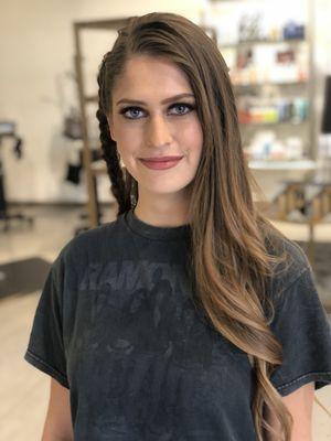 Homecoming makeup on this beauty!