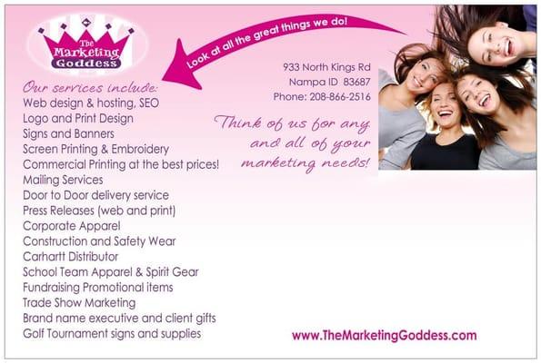 The Marketing Goddess Global Marketing Solutions