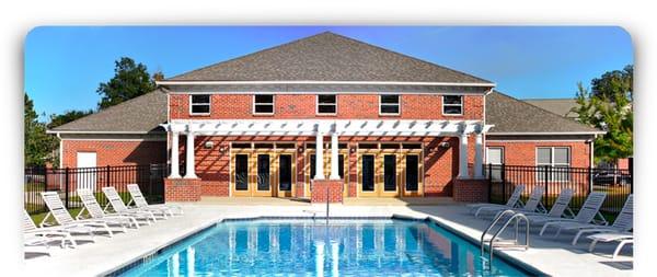 Pool and leasing office