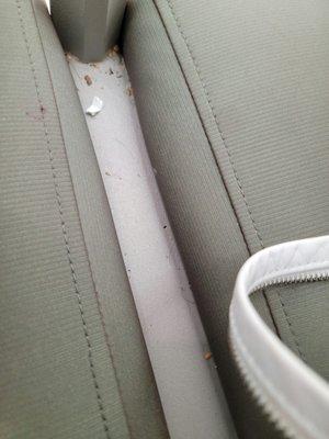 Filthy! Germs and dirt everywhere