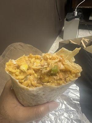 Honey Chicken Burritos