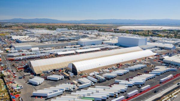 Tension Fabric Structures by VOLO for TESLA