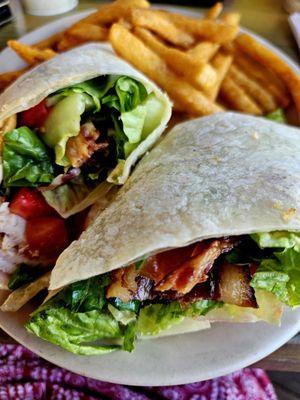 Turkey wrap was very good