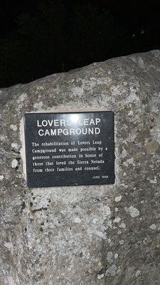 Lover's Leap Campground