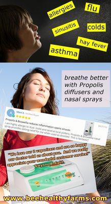 Breath better with Propolair Diffusers