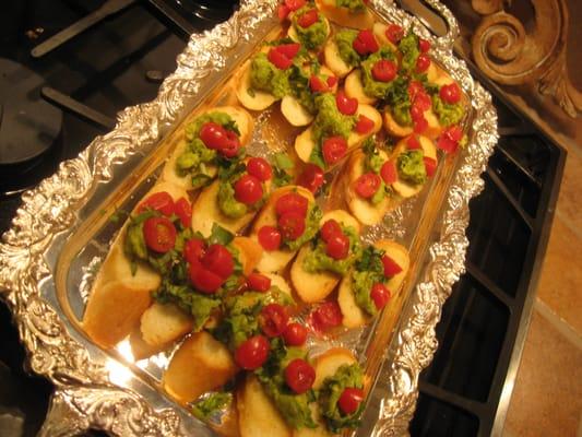 This Hors d oeuvres start the evening with a "Blast"