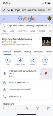 New address in Sattler