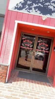 Front entrance to the gym and wellness room.