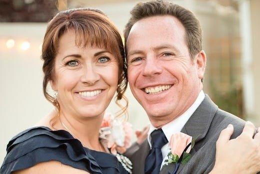 Maria Lewis who beat stage 4 breast cancer with her husband
