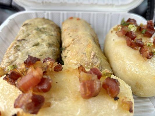 2 stuffed cabbage 2 dumplings