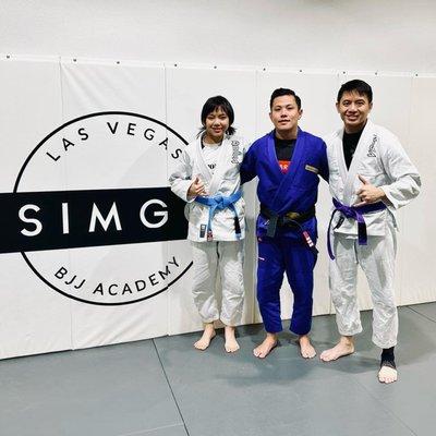 Laura and I will Professor Simpson Go at his academy in Las Vegas, Nevada.