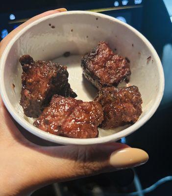 These steak bites are legit not bad at all for fast food