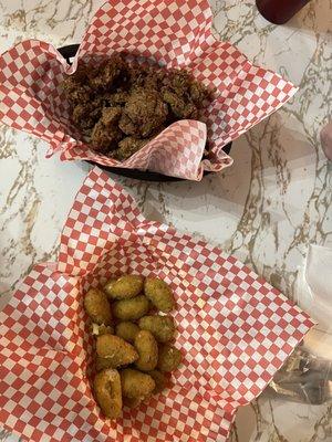 Gizzards & Gouda Mac & cheese bites