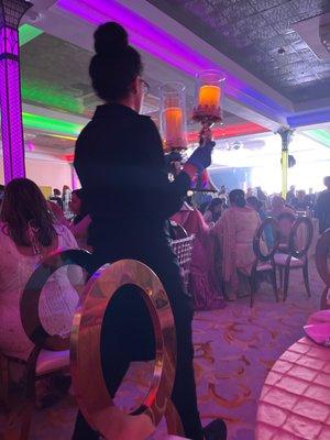 We used this facility for a wedding during or reception servers repeatedly cleared guests drinks!!!