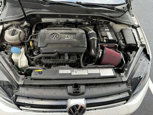 Before Engine Steam Clean