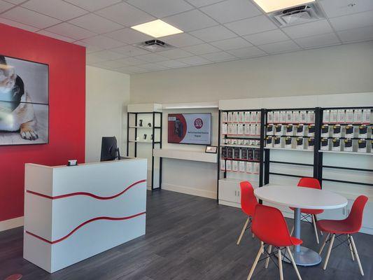 Inside of the front area