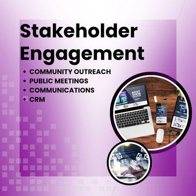 With 20 years of non-profit experience, we will manage your public outreach, create your collateral and engage your stakeholders.