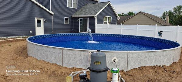 Pool Water Hauling For a Customer! Refreshing