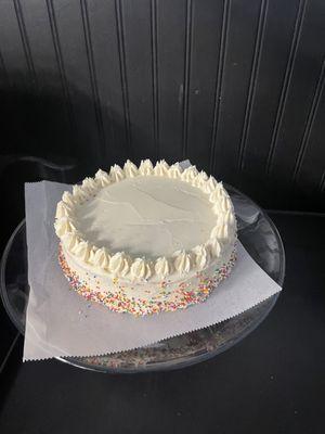 Ordered specialty cake