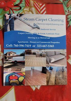 Steam Carpet Cleaning